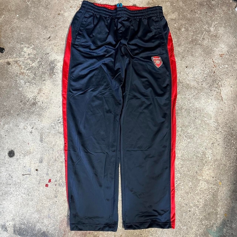 Arsenal navy baggy straight leg jogger sweatpant track pants Size Lg [34x30]